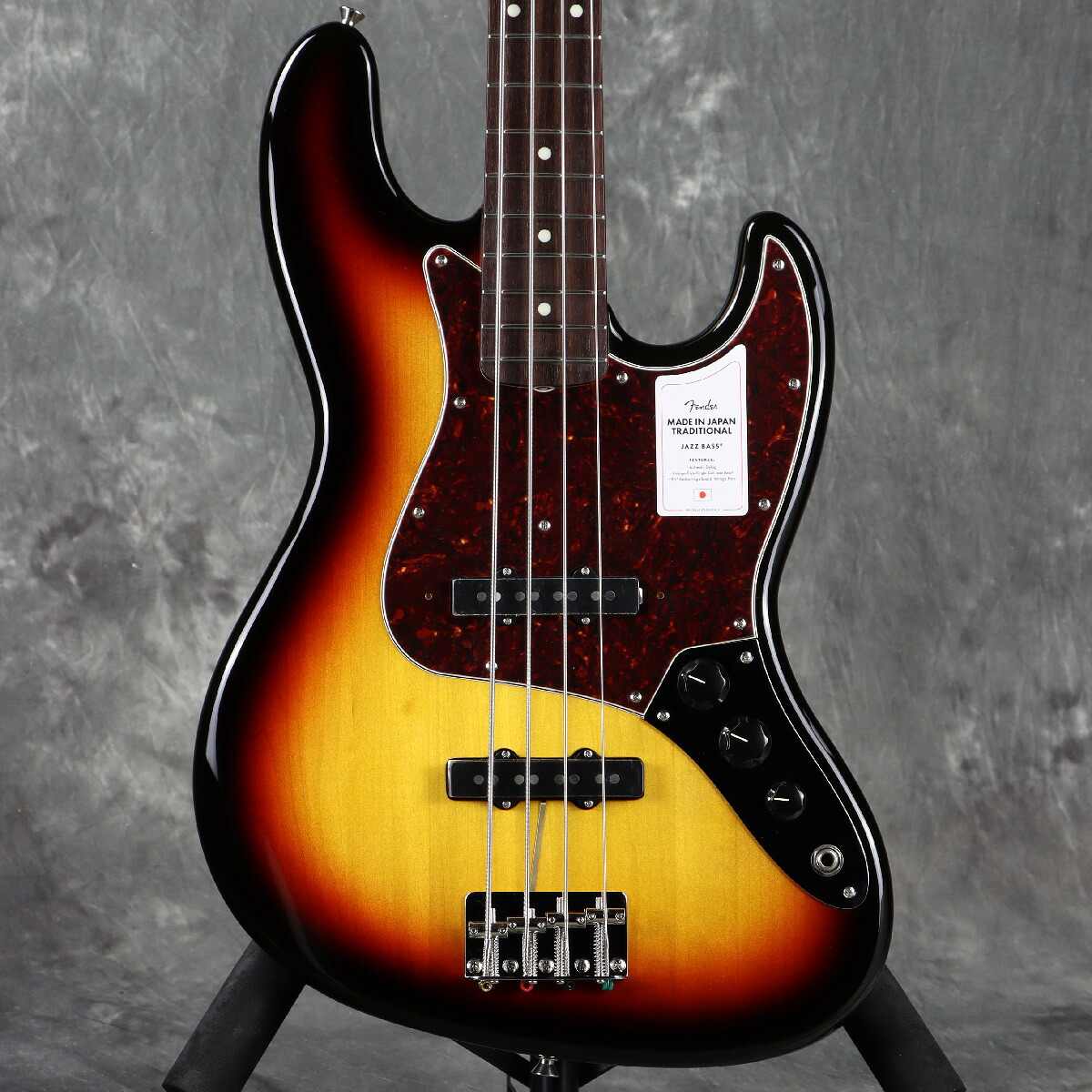 Fender / Made in Japan Traditional 60s Jazz Bass Rosewood Fingerboard 3-Color Sunburst【3.79kg】[S/N JD25034042]《FENDER充電式チューナープレゼント!》【YRK】｜イシバシ楽器　ＷＥＢ　ＳＨＯＰ
