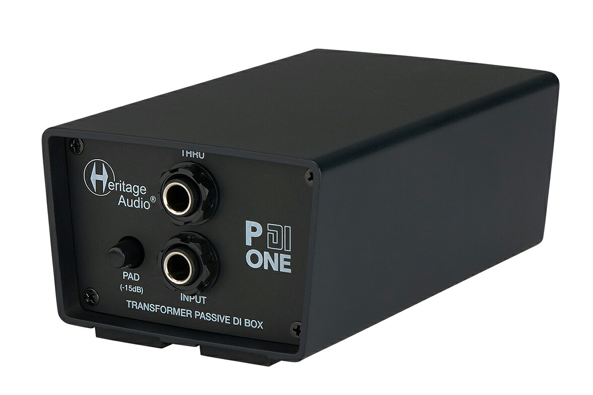 【新製品】 Heritage Audio / P DI One パッシブ DI ボックス 楽器用ダイレクトボックス 楽器用DI【国内正規品】【PNG】
