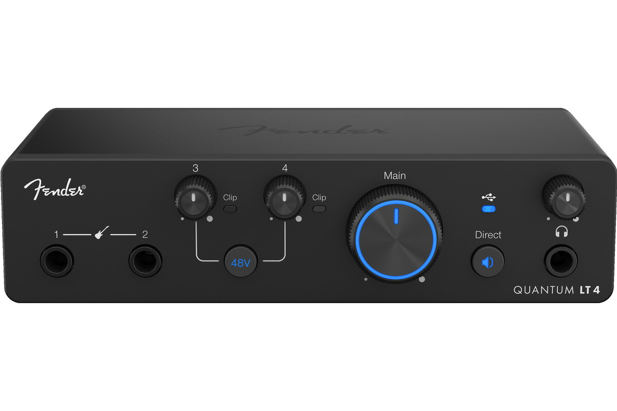 Fender Studio / Quantum LT 4 USB-C Audio Interface【PNG】