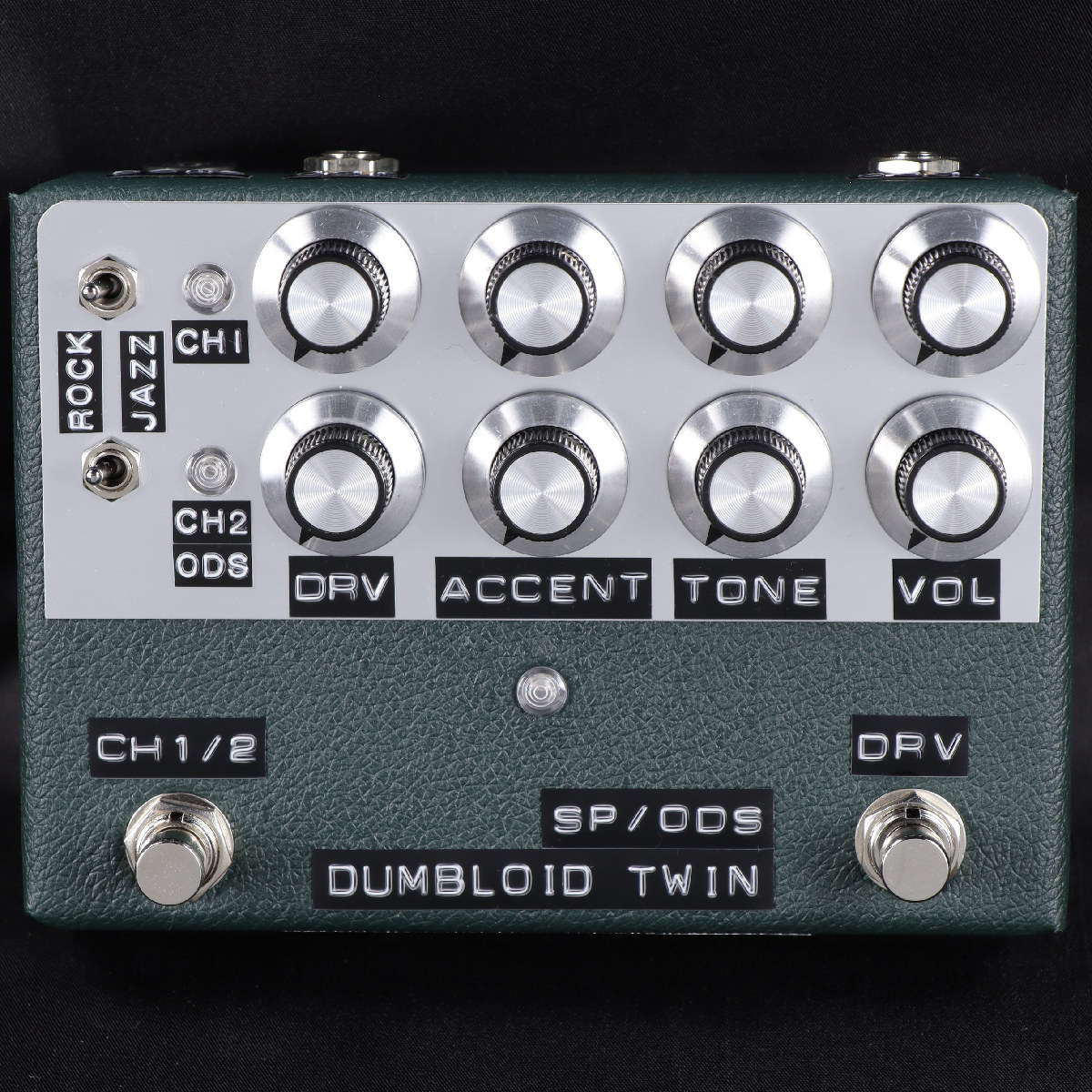 【実物画像/1点限り】 Shins Music / Dumbloid Twin SP/ODS DeepGreen Tolex with Jazz/Rock SW シンズミュージック 日本製 Made in Japan［S/N：3624］【PNG】