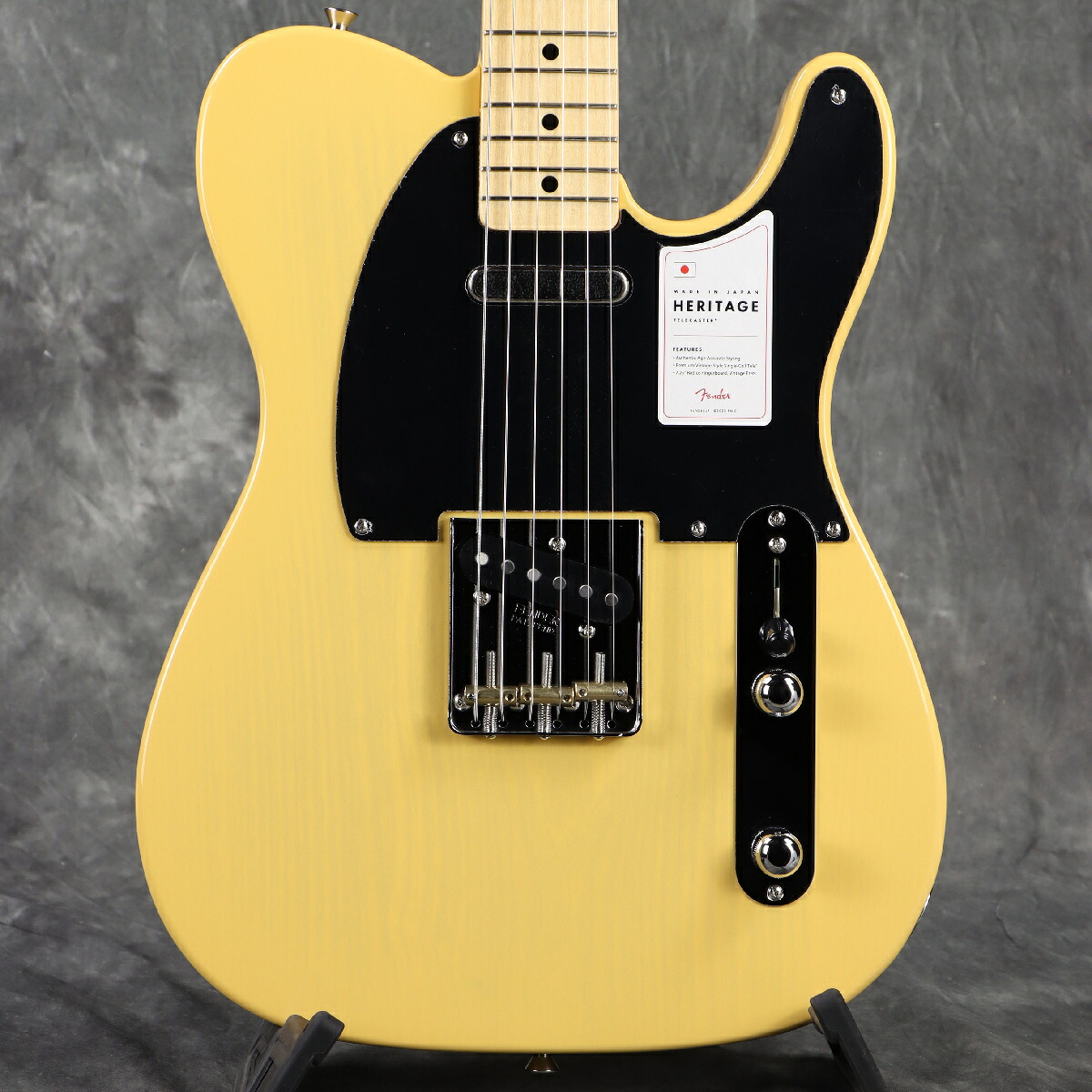 Fender / Made in Japan Heritage 50s Telecaster Maple Fingerboard Butterscotch Blonde フェンダー【4.21kg】[S/N JD26002088]《FENDER充電式チューナープレゼント!》【YRK】｜イシバシ楽器　ＷＥＢ　ＳＨＯＰ