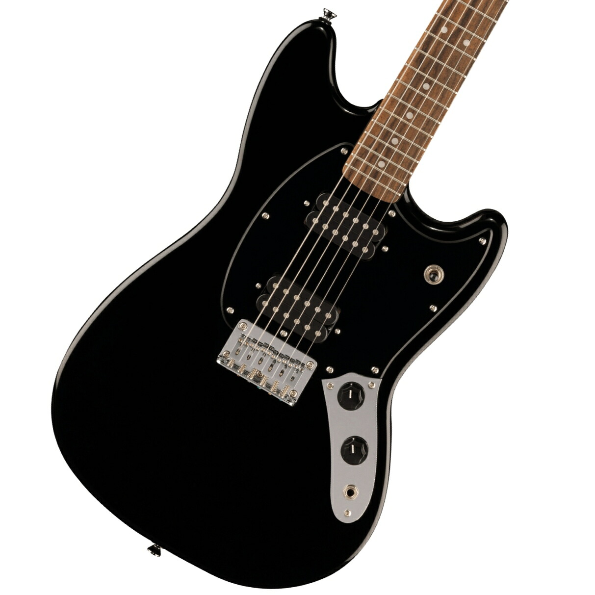 Squier by Fender / Squier Sonic Mustang HH Laurel Fingerboard Black Pickguard Black スクワイヤー エレキギター【YRK】