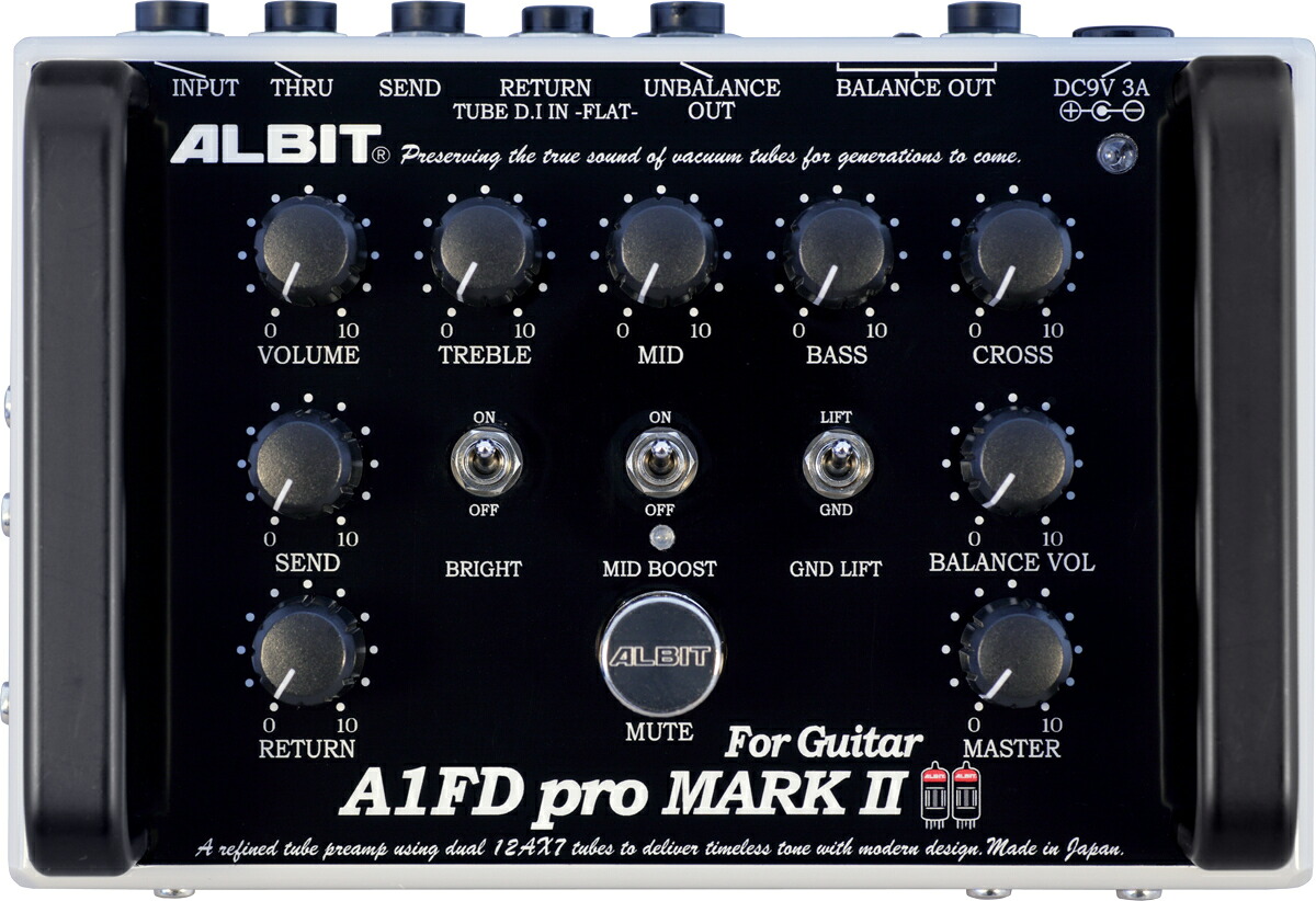 【新製品】 ALBIT / A1FD pro MARK II For Guitar GUITAR PRE-AMP ギター用プリアンプ アルビット 日本製 Made in Japan 《予約注文/納期別途ご案内》