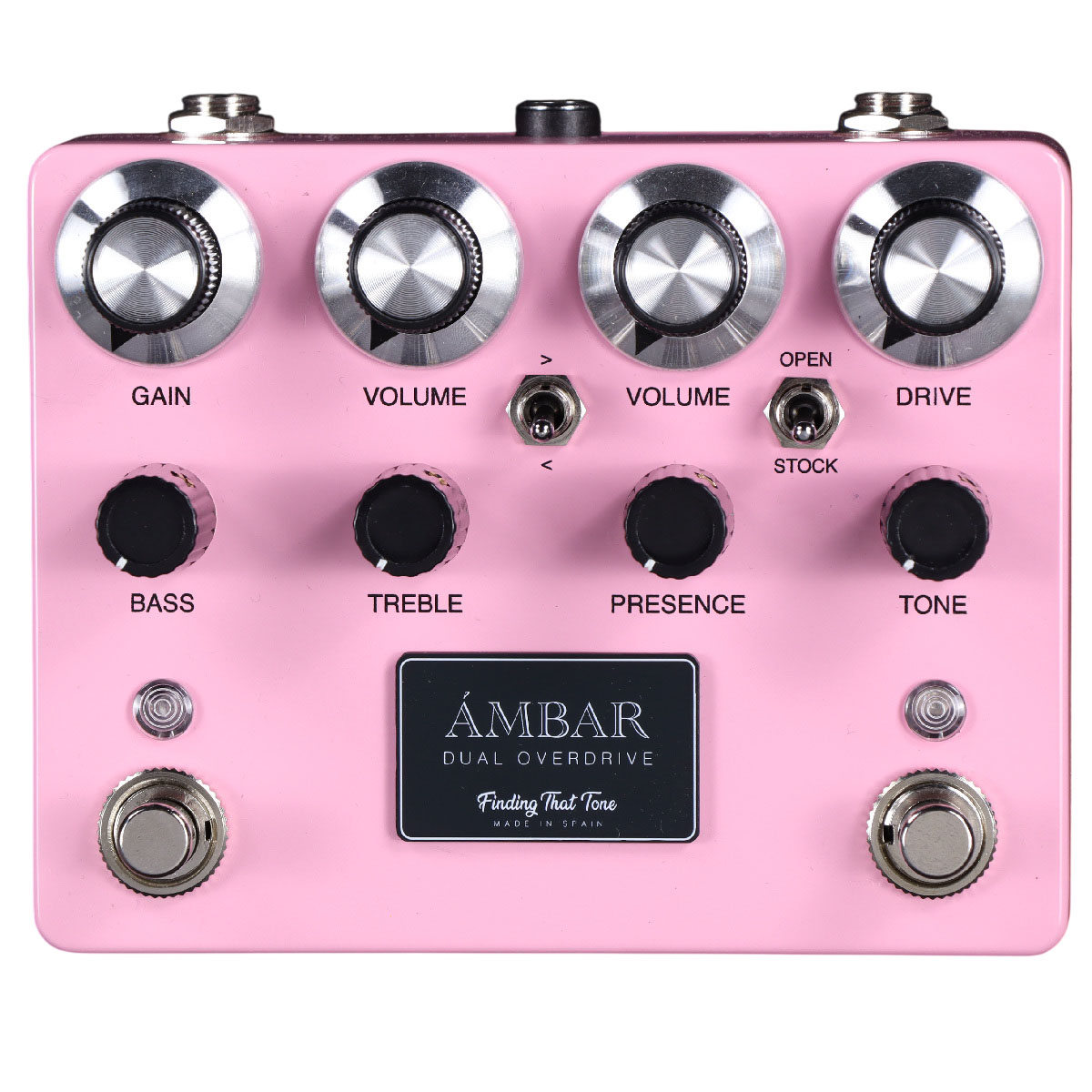 《購入特典有り》Finding That Tone / AMBAR Roxy Pink Dual Overdrive オーバードライブ ファインディング ザット トーン 【国内正規品】《Fenderギター/ベース用シールドケーブルプレゼント》｜イシバシ楽器　ＷＥＢ　ＳＨＯＰ