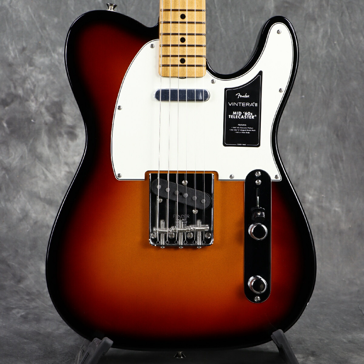 Fender / Vintera III Mid '60s Telecaster Maple Fingerboard 3-Color Sunburst フェンダー【3.38kg】[S/N MX26010352]【YRK】