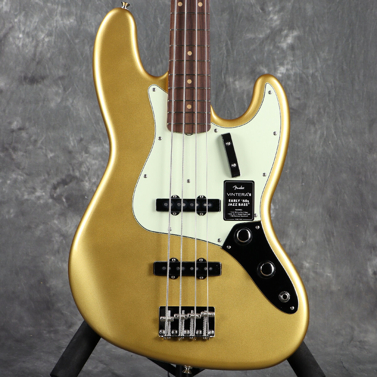 Fender / Vintera III Early '60s Jazz Bass Rosewood Fingerboard Aztec Gold フェンダー【4.15kg】[S/N MX26017094]【YRK】