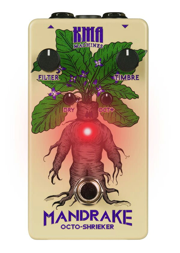 《特典有り》[オクターブ・ファズ・ペダル] KMA MACHINES / Mandrake Analog Upper-Octave Fuzz オール・アナログ・上オクターブ・ファズペダル【正規国内輸入代理店商品】《Fenderギター/ベース用シールドケーブルプレゼント》｜イシバシ楽器　ＷＥＢ　ＳＨＯＰ