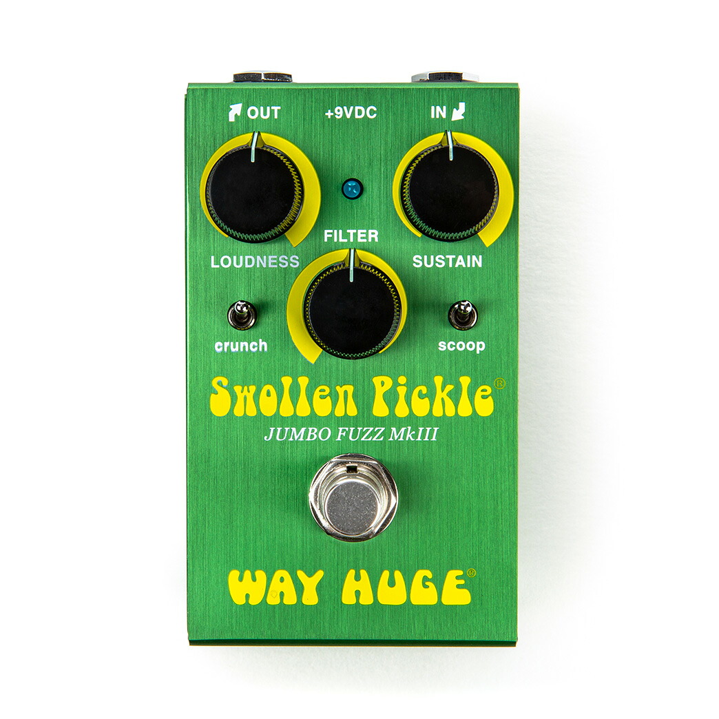 《購入特典有り》Way Huge / WM41 Smalls SWOLLEN PICKLE JUMBO FUZZ MkIII モダンハイゲイン・ファズサウンド ウェイヒュージ《ACアダプター(DC-009SP)プレゼント》|イシバシ楽器 WEB SHOP