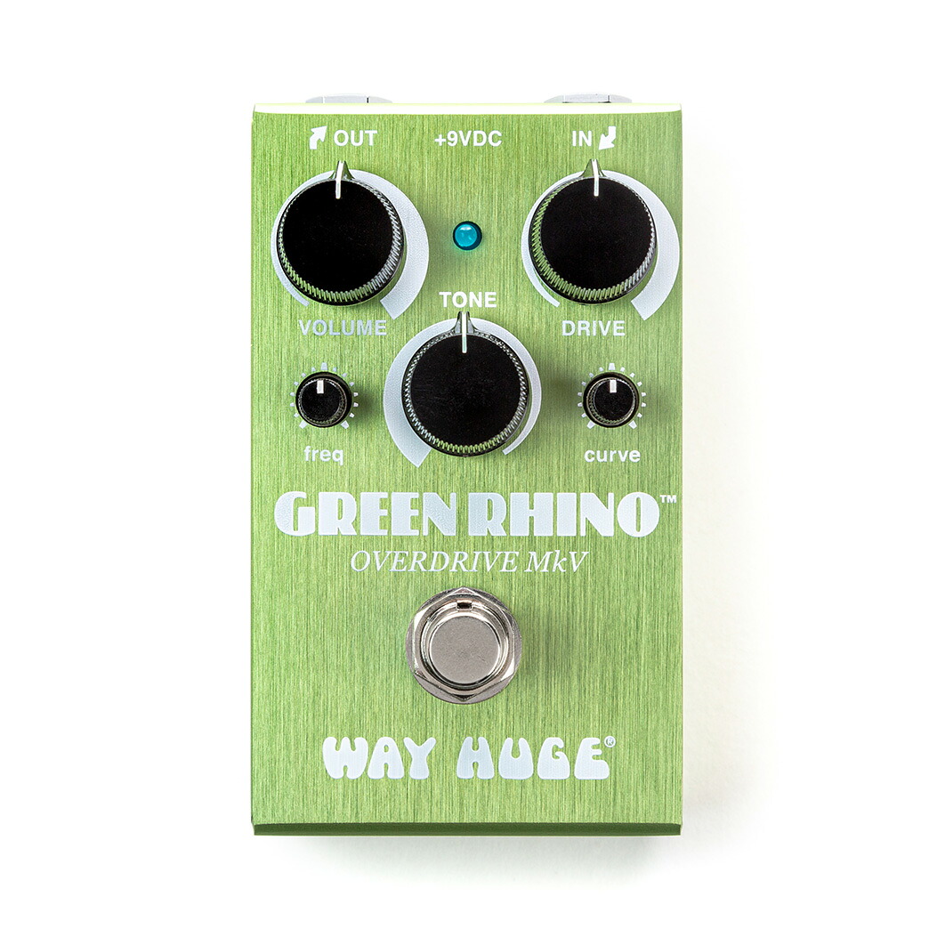 《購入特典有り》Way Huge / WM22 Smalls GREEN RHINO OVERDRIVE MkV 正統派オーバードライブサウンド ウェイヒュージ《ACアダプター(DC-009SP)プレゼント》｜イシバシ楽器　ＷＥＢ　ＳＨＯＰ