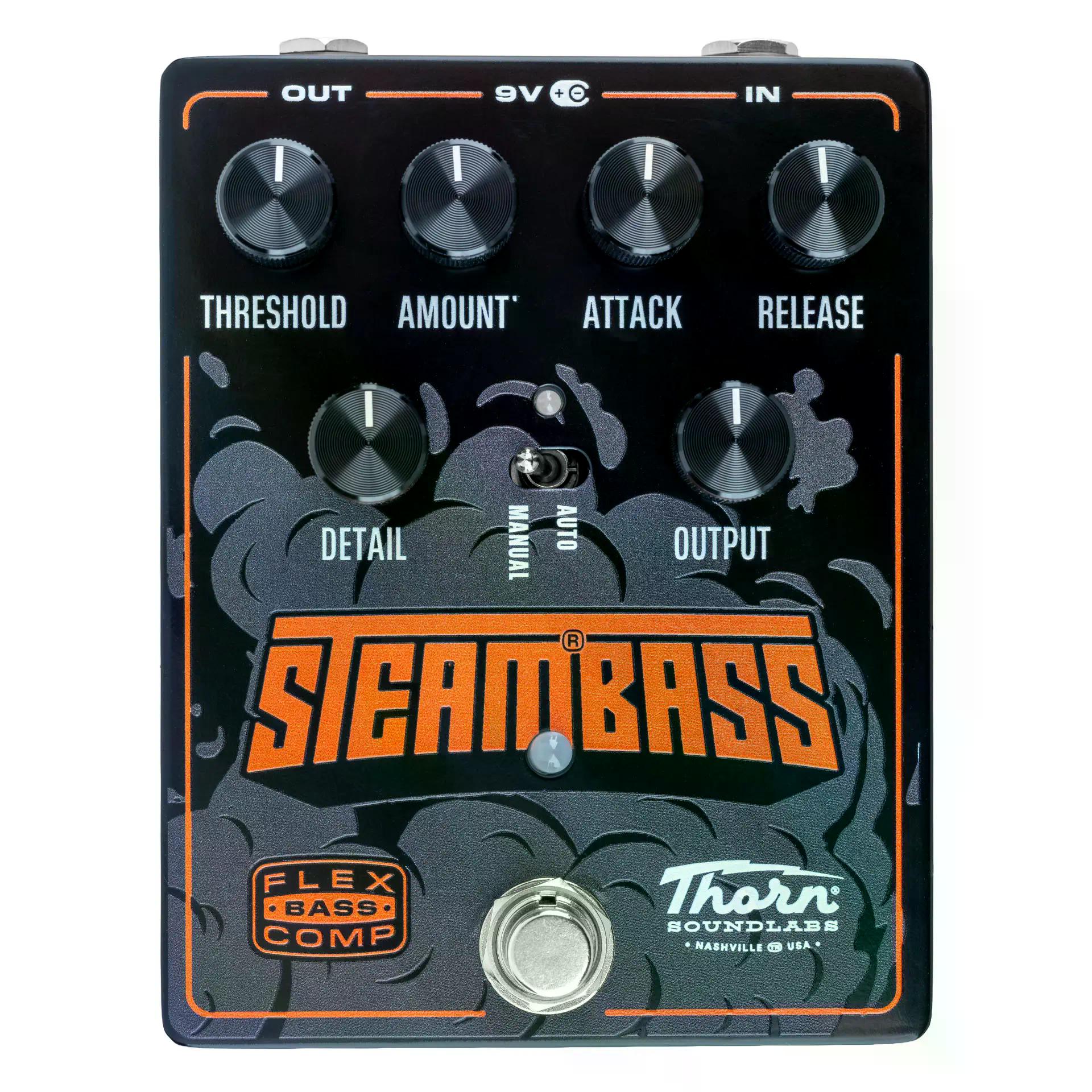 ［ベース用コンプレッサー］ THORN SOUNDLABS / Steam Bass Flexible Bass Compressor ベース用エフェクター ソーンサウンドラボ【正規国内輸入代理店商品】｜イシバシ楽器　ＷＥＢ　ＳＨＯＰ
