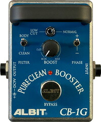 ［ベース用クリーンブースター］ALBIT / CB-1B PURE CLEAN BOOSTER FOR BASS クリーンブースター 日本製 Made in Japan｜イシバシ楽器　ＷＥＢ　ＳＨＯＰ 17,024円
