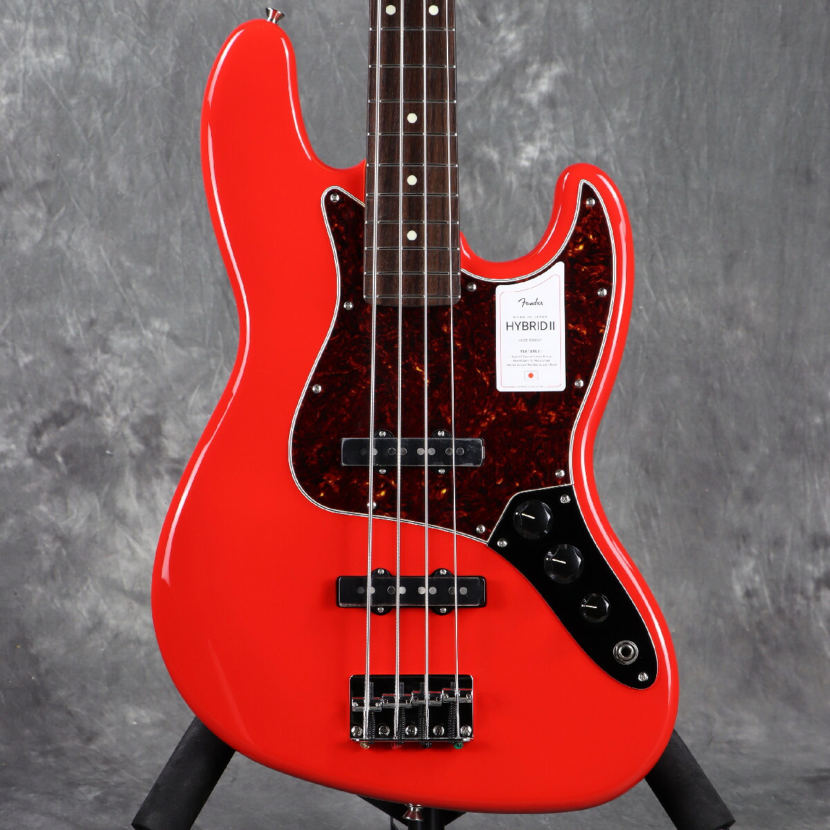 Fender / Made in Japan Hybrid II Jazz Bass Rosewood Fingerboard Modena Red フェンダー【4.17kg】[S/N JD25033534]《FENDER充電式チューナープレゼント!》【YRK】｜イシバシ楽器　ＷＥＢ　ＳＨＯＰ
