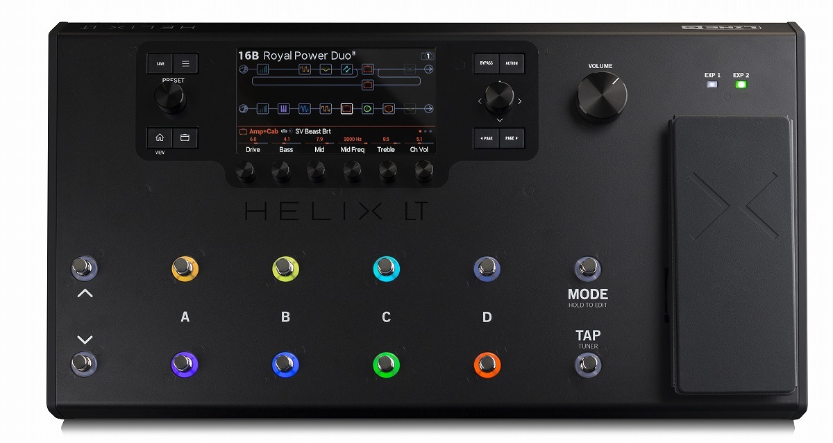 【新品B級アウトレット特価】Line6 / HELIX LT プロスペック・ギタープロセッサー ラインシックス ライン6 マルチエフェクター【PNG】|イシバシ楽器 WEB SHOP