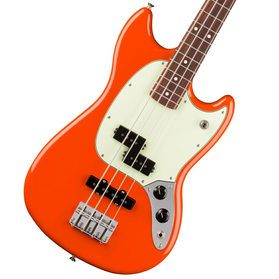 Fender / Player II Mustang Bass PJ Rosewood Fingerboard Rallye Orange フェンダー【YRK】｜イシバシ楽器　ＷＥＢ　ＳＨＯＰ