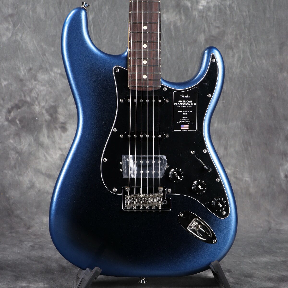 Fender/ American Professional II Stratocaster HSS Rosewood Fingerboard Dark Night フェンダー【3.54kg】[S/N US25079197]《FENDER最新ストロボチューナープレゼント!》《FENDER充電式チューナープレゼント!》【YRK】｜イシバシ楽器　ＷＥＢ　ＳＨＯＰ