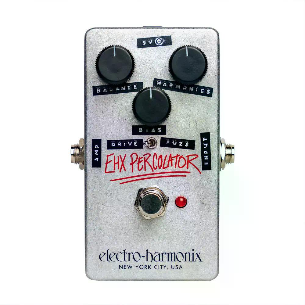 【新製品】［オーバードライブから強烈なファズまで］ electro-harmonix / EHX Percolator Harmonic Saturator ファズ エレクトロハーモニクス 【国内正規品】｜イシバシ楽器　ＷＥＢ　ＳＨＯＰ