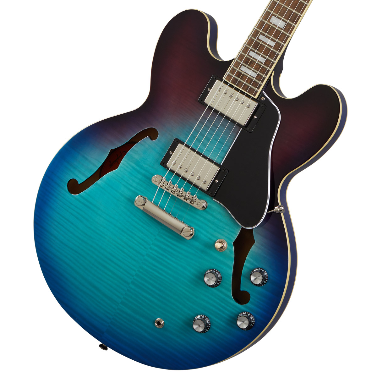 Epiphone / Inspired by Gibson ES-335 Figured Blueberry Burst エピフォン [2NDアウトレット]【YRK】｜イシバシ楽器　ＷＥＢ　ＳＨＯＰ