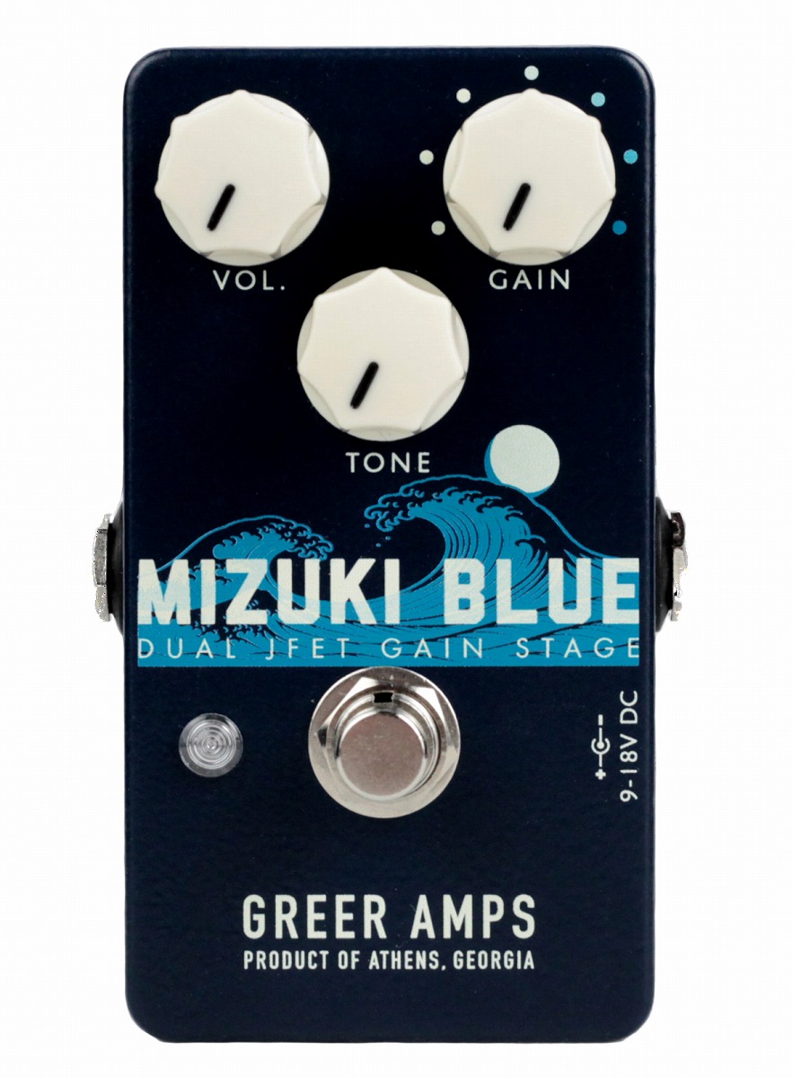 [真空管アンプのようなフィールと反応を再現] Greer Amps グリアー・アンプス / Mizuki Blue Overdrive オーバードライブ【正規国内輸入代理店商品】【PNG】｜イシバシ楽器　ＷＥＢ　ＳＨＯＰ 23,725円