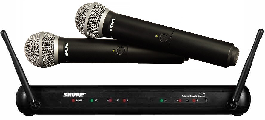 レビュー投稿で選べる特典 SHURE PG58 SVX88 ワイヤレスマイクセット