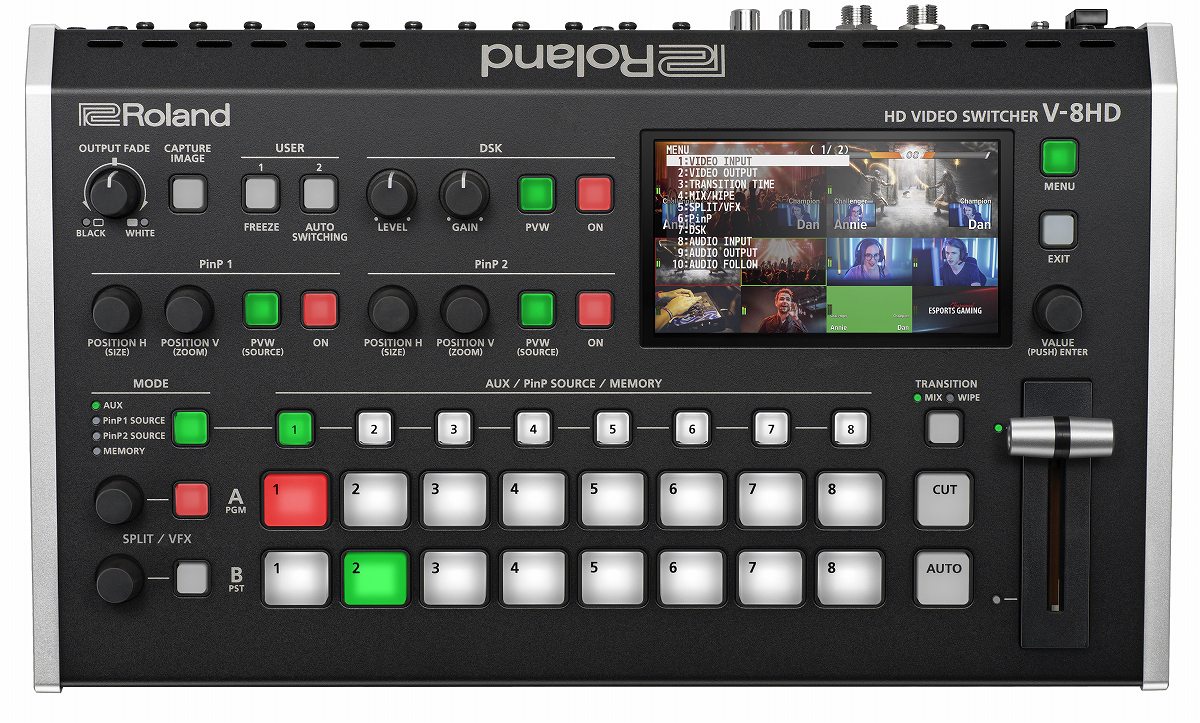 楽天市場】Roland ( ローランド ) V-8HD ◇ ビデオスイッチャー