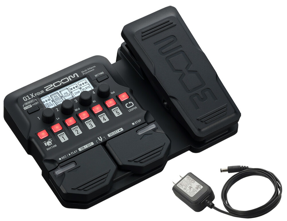 ZOOM G1X FOUR -純正ACアダプター付- ギター用マルチエフェクター