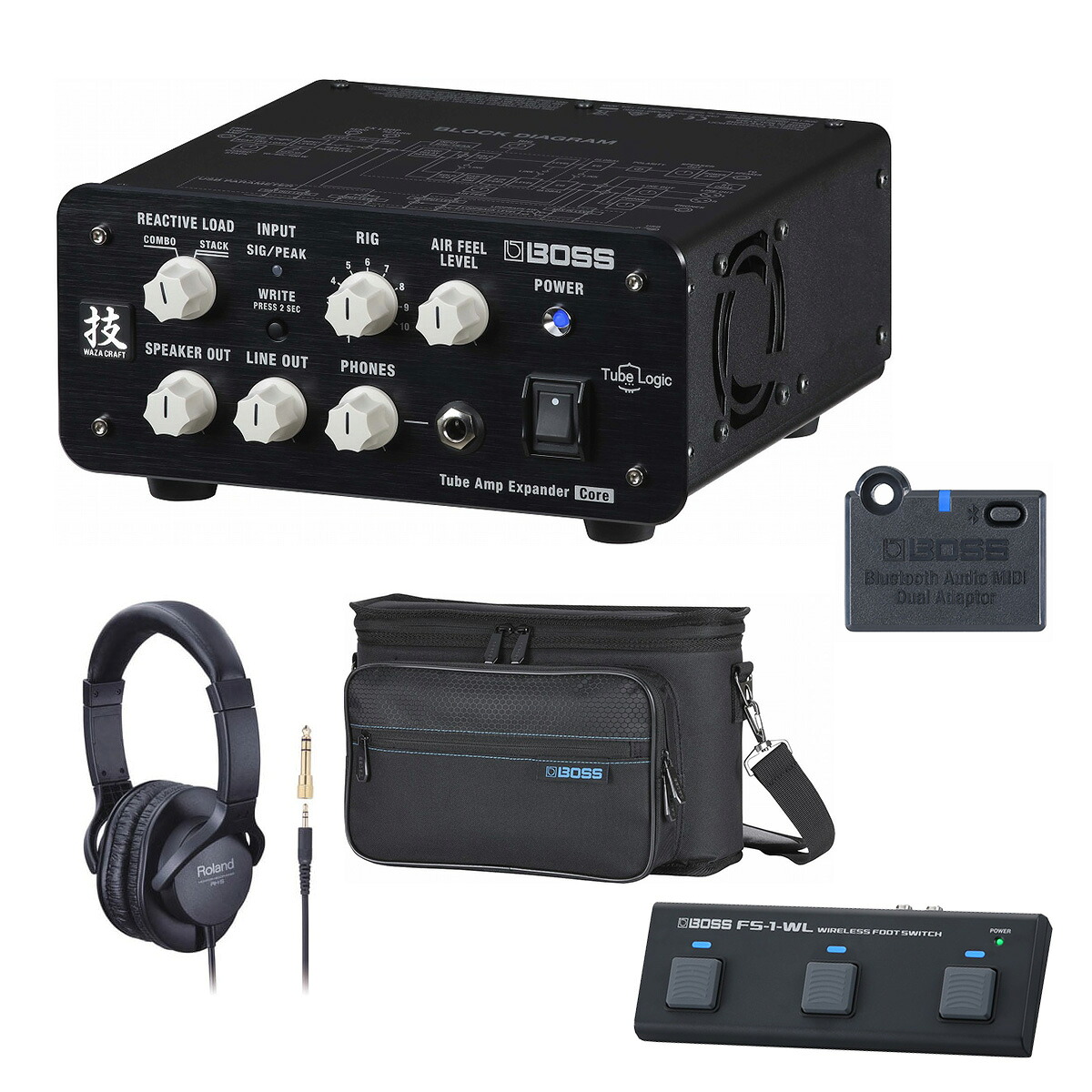 BOSS / WAZA-TAE CORE [自由自在にサウンドメイクワイヤレスセット] FS-1-WL + BT DUAL + VE-22【PTNB】 76,835円