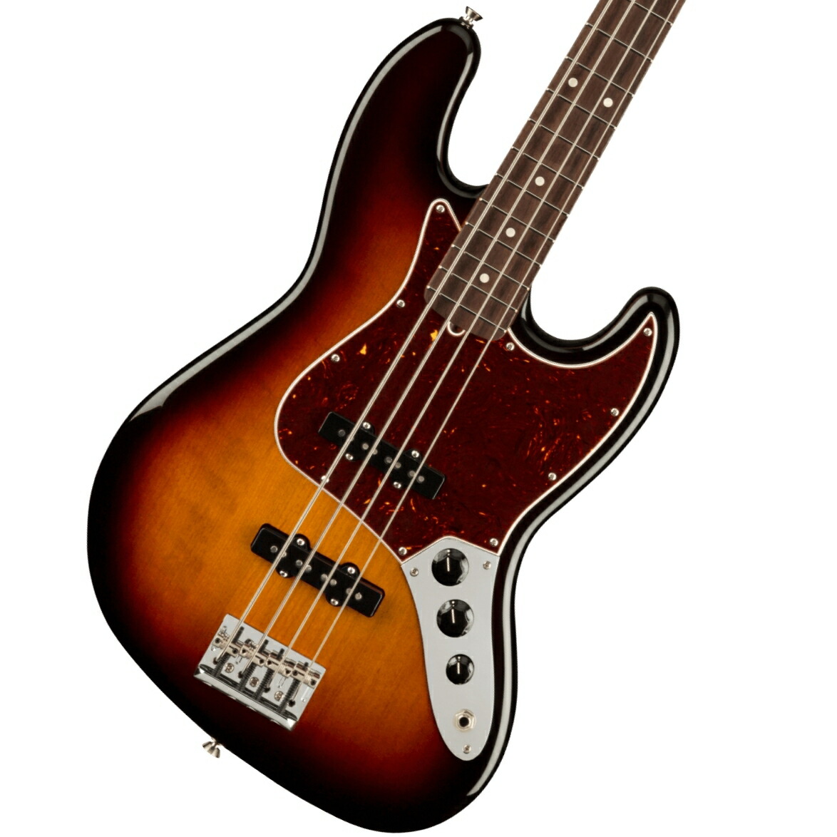 Fender/ American Professional II Jazz Bass Rosewood Fingerboard 3-Color Sunburst フェンダー《FENDER最新ストロボチューナープレゼント!》【YRK】