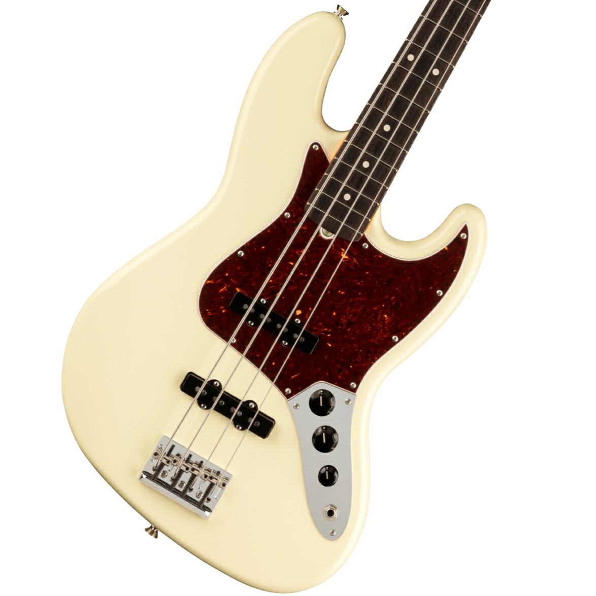 Fender/ American Professional II Jazz Bass Rosewood Fingerboard Olympic White フェンダー《FENDER最新ストロボチューナープレゼント!》【YRK】