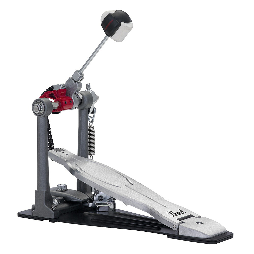 PEARL / P-1030R パール シングル キックぺダル Eliminator Solo Red Bass Drum Pedal (偏心カム)【お取り寄せ商品】
