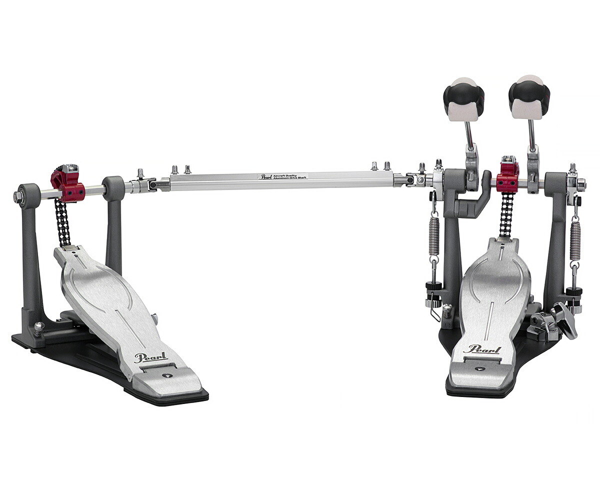 PEARL / P-1032R パール ツインぺダル Eliminator Solo Red Double Pedal (偏心カム)【お取り寄せ商品】|イシバシ楽器 WEB SHOP