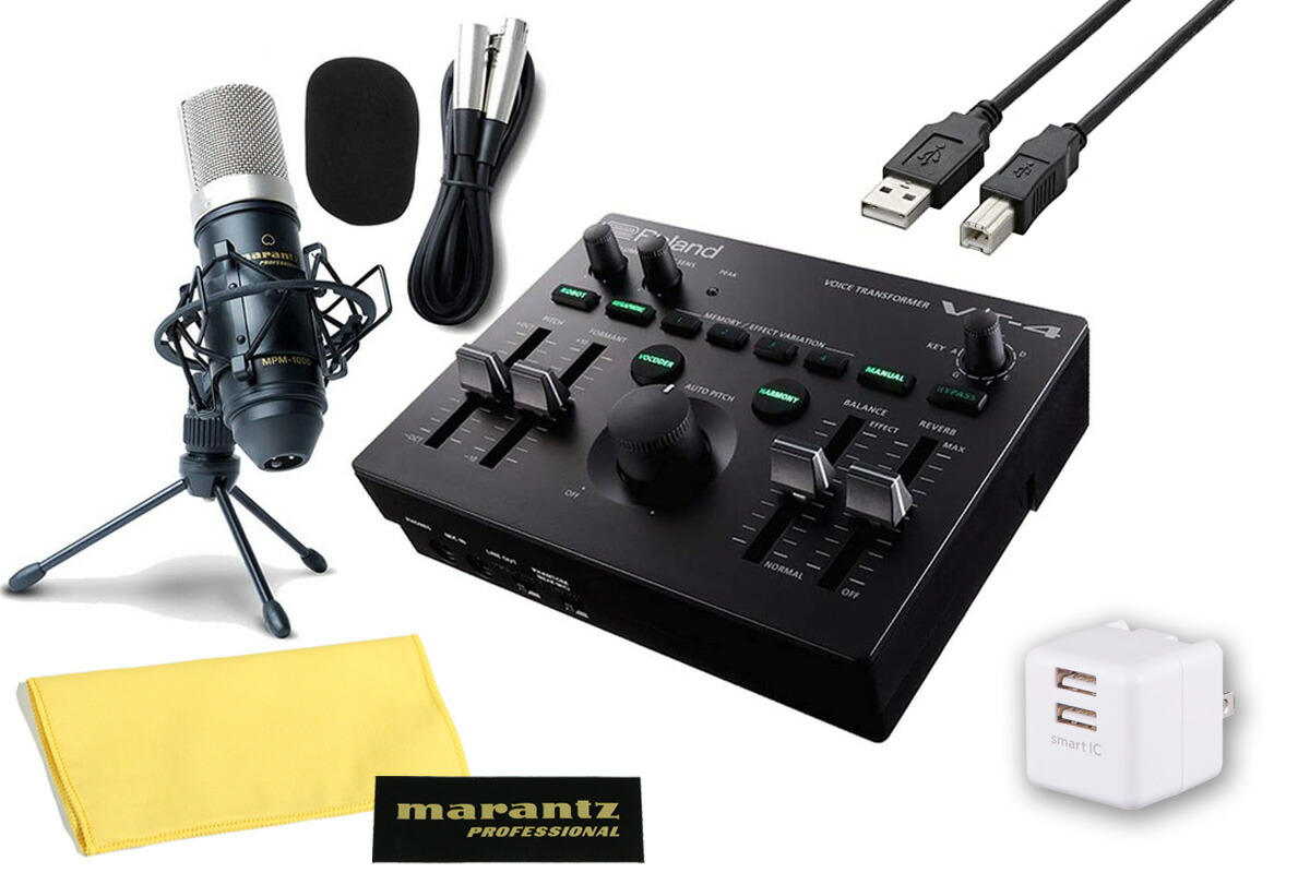 Roland vt-4 音響機器 インターフェース エフェクター Roland VT-4 Voice Transformer & Effects Processor | Sweetwater