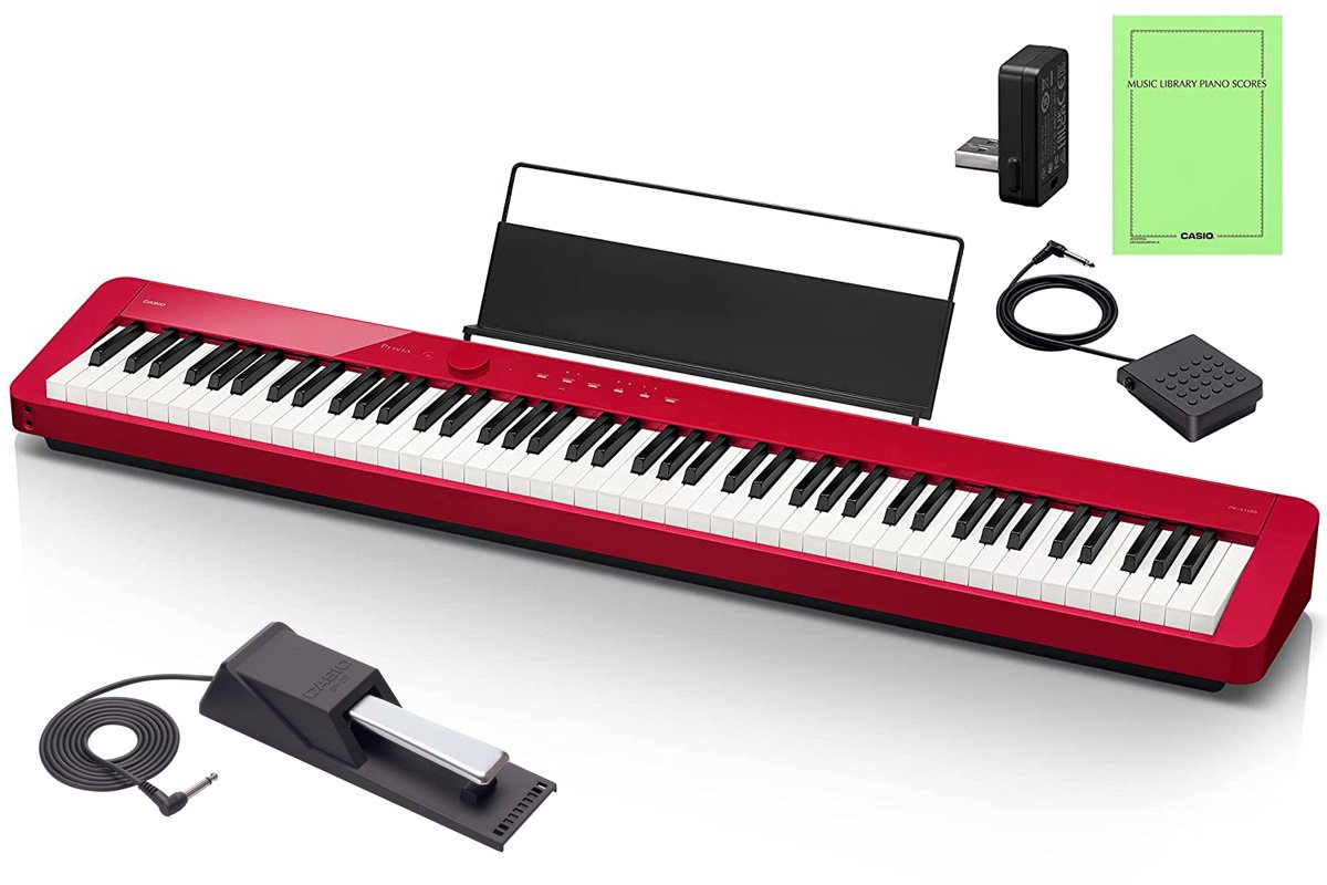 楽天市場】CASIO Privia PX-S1100RD 新品 88鍵盤 デジタルピアノ