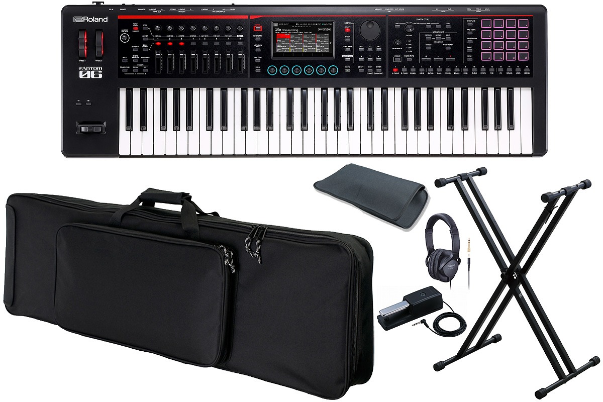 JUNO-Di (Roland) キーボード　専用ケース付き Amazon | Roland ローランド/JUNO-D6 [背負えるキーボードケース