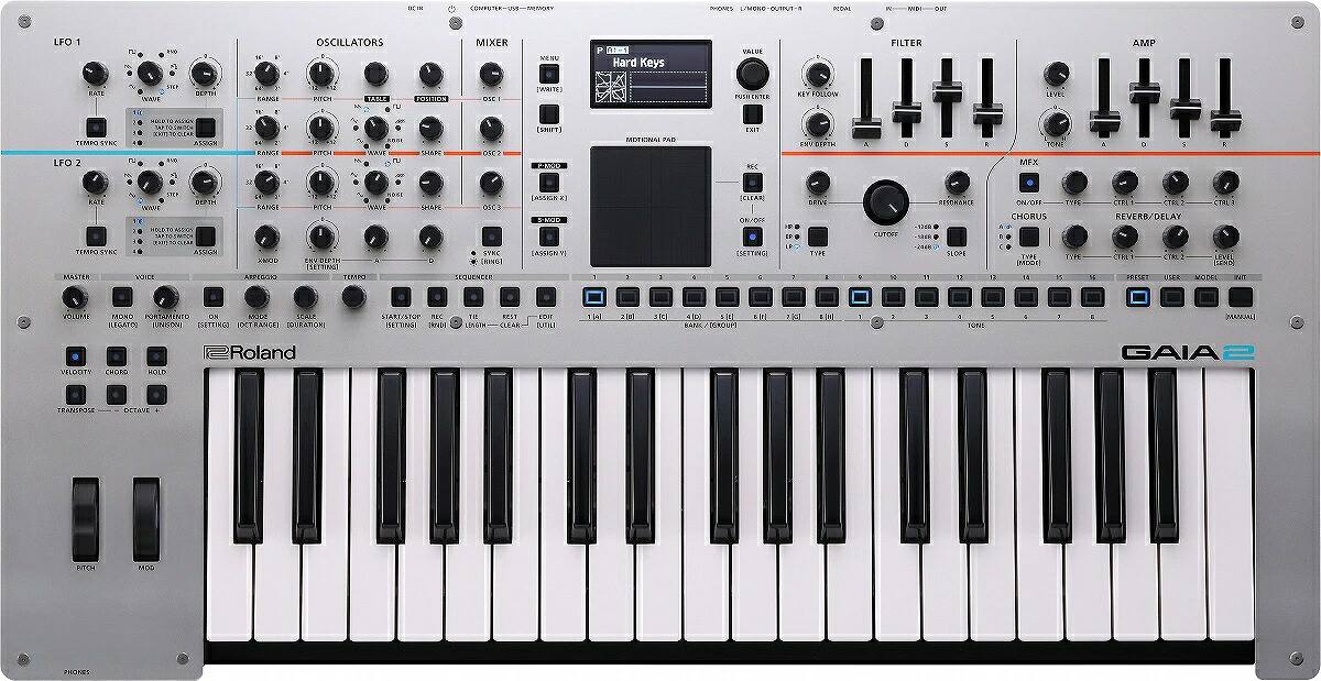 【中古】Roland ローランド / GAIA 2 ウェーブテーブル バーチャル・アナログ・エンジン搭載 シンセサイザー【箱ダメージ品特価！】【PNG】