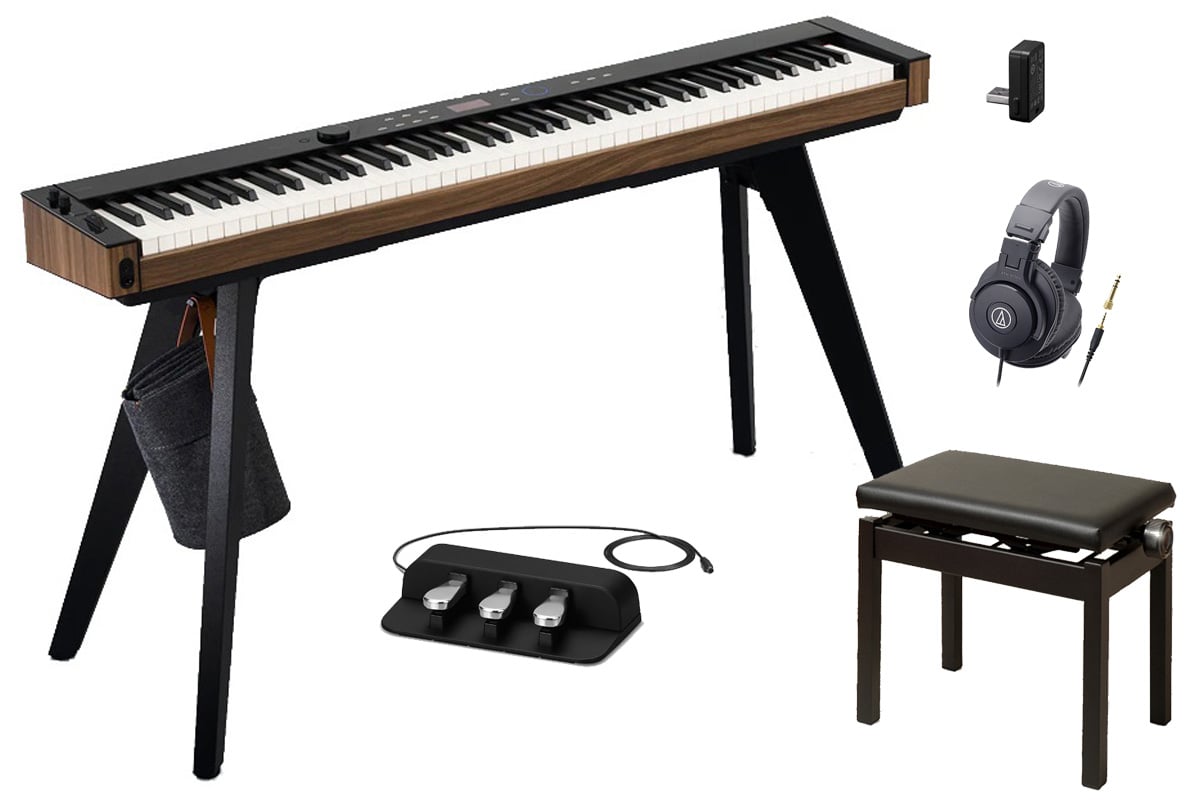 使い勝手の良い CASIO カシオ PX-S6000BK アクセサリーセット ブラック ウォールナット調 Privia プリヴィア 電子ピアノ