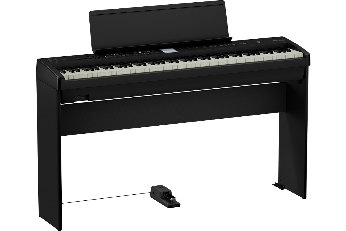Roland ローランド / FP-E50-BK [専用スタンド KSFE50 ＆ ダンパーペダル DP-10 セット] スピーカー内蔵ポータブル・ピアノ【YRK】