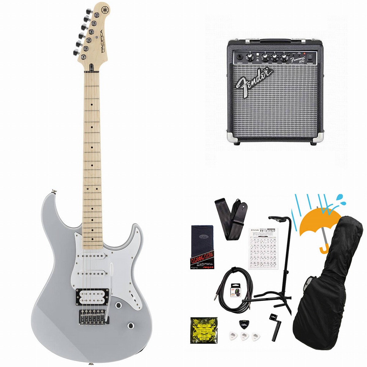 YAMAHA / PACIFICA 112VM GRY (グレー) Fender 10Wアンプ付属エレキギター初心者セットR【PNG】 33,475円