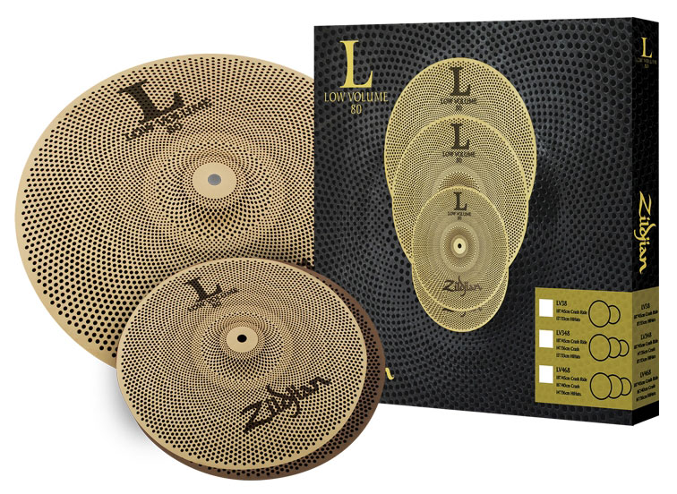 ジルジャン 【WEBSHOP】 シンバルセット (13HH/18CR) ローボリューム 【YRK】 Zildjian NAZLLV38 L80 Low Volume 38 Box Set