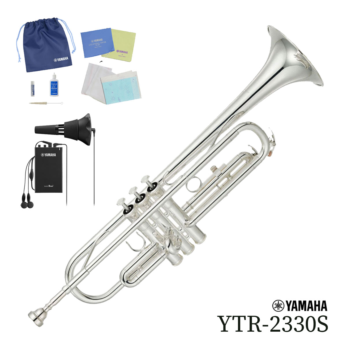 【美品】YAMAHA トランペット YTR-2330 ＋ サイレントブラスセット Amazon.co.jp: ヤマハ YAMAHA トランペット & サイレントブラス
