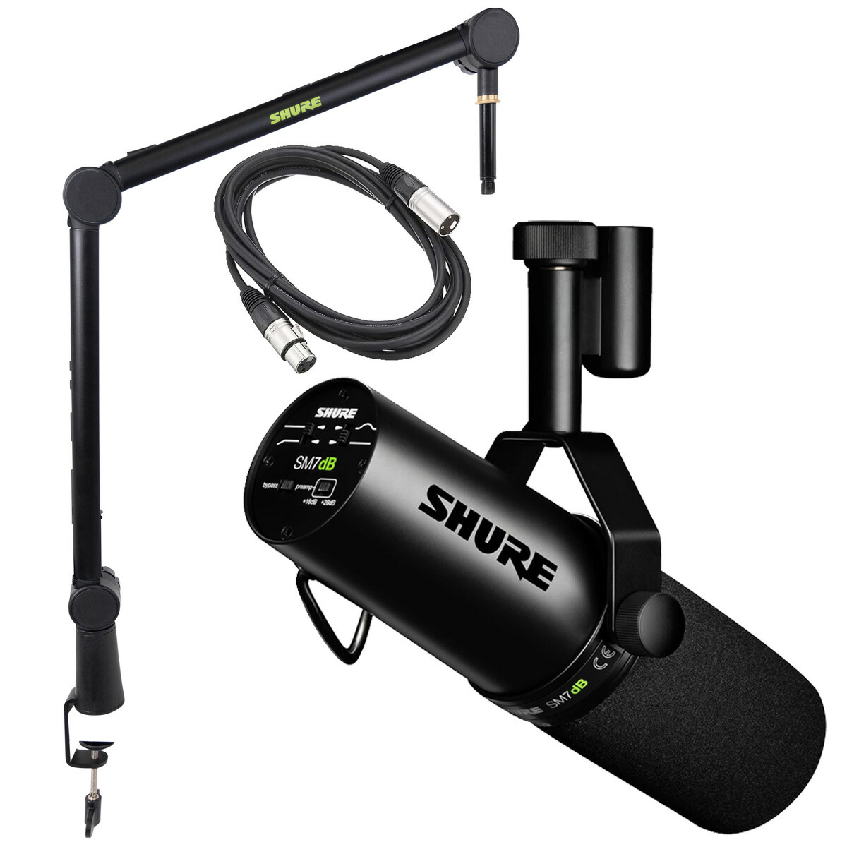 楽天市場】SHURE シュア / SM7B [SH-BROADCAST1 ＆ 5mマイク
