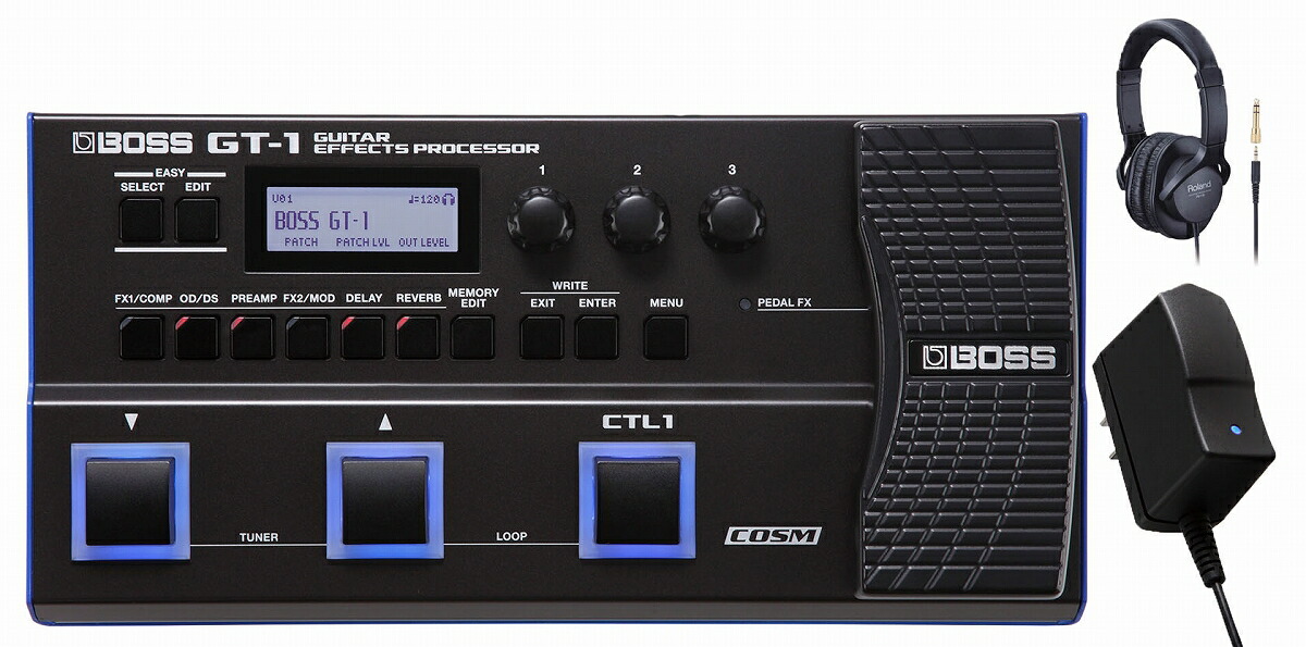 楽天市場】BOSS GT-1 Roland純正アダプターセット マルチ