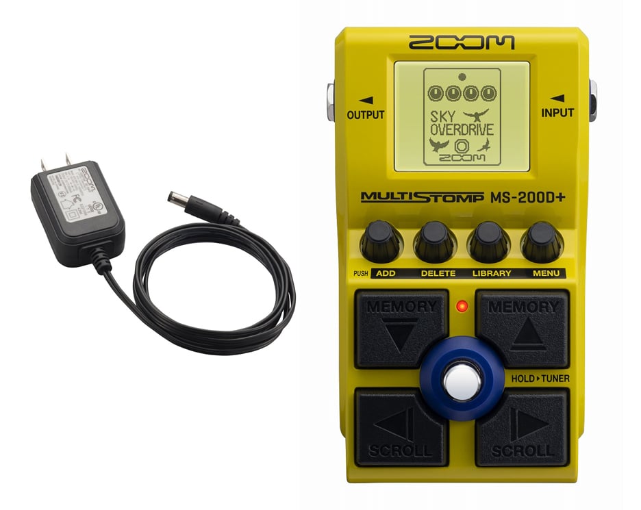 ZOOM MS-50G マルチエフェクター　電源アダプター付 ズーム(楽器) ZOOM MS-50G+(純正ACアダプター/AD-16付