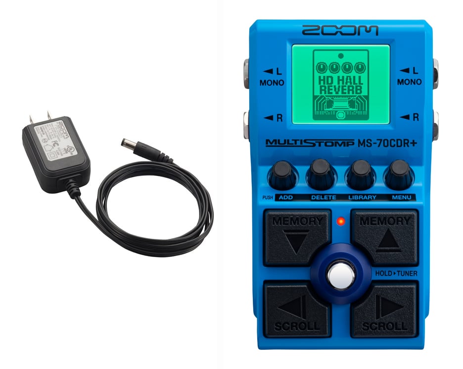 楽天市場】ZOOM ズーム MS-70CDR+ マルチストンプペダル ブルー 青 149