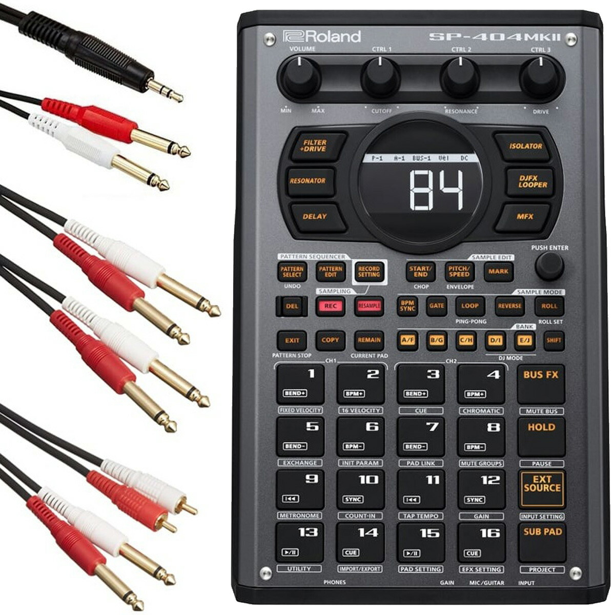 Roland ローランド / SP-404MKII【ケーブル3種セット！】LINEAR WAVE SAMPLER ビートメイキング・マシン【YRK】【PTNB】｜イシバシ楽器　ＷＥＢ　ＳＨＯＰ