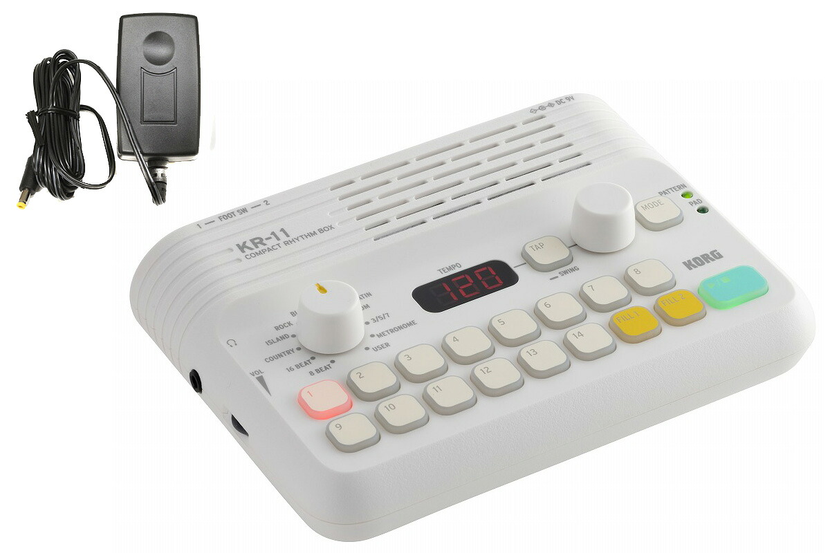 KORG コルグ / KR-11 [純正ACアダプター(KA-350) セット！] リズム・ボックス【PNG】