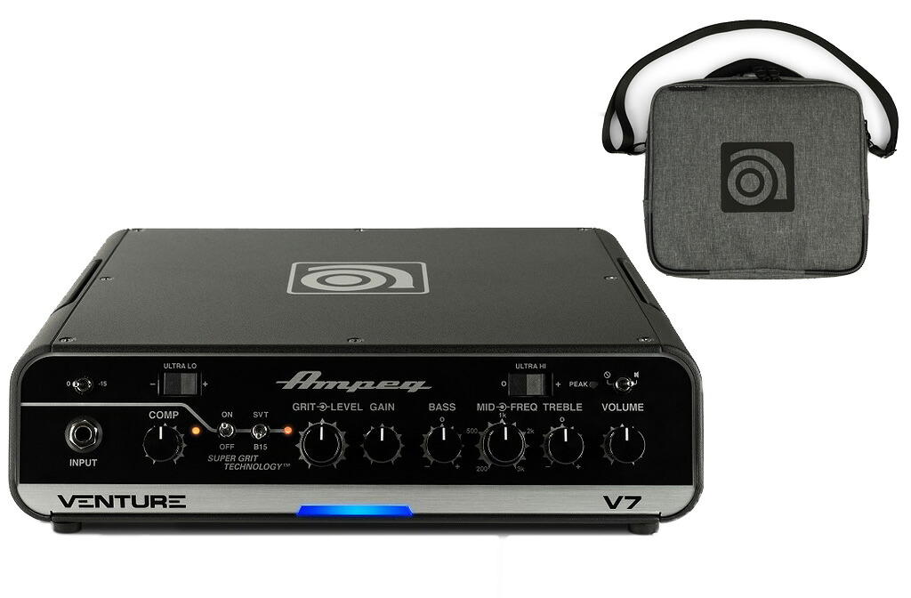 Ampeg / Venture V7 + 純正キャリングバッグセット ベースアンプヘッド アンペグ【YRK】｜イシバシ楽器　ＷＥＢ　ＳＨＯＰ
