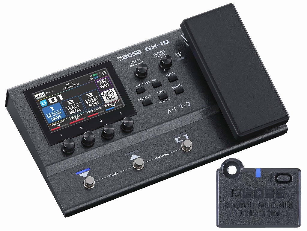 BOSS GX-10 ギターエフェクトプロセッサー 新品同様 新製品】BOSS / GX-10 スマートに演奏を彩るポータブル・マルチ