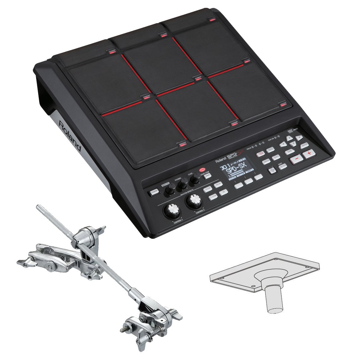 Roland / SPD-SX Sampling Pad TAMA製ドラムパッドホルダーMPH63セット【YRK】|イシバシ楽器 WEB SHOP