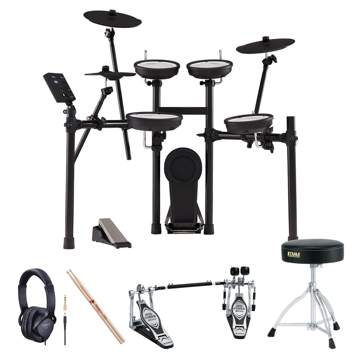 Roland / TD-07KV すぐに使えるTAMAツインペダルセット【PNG】｜イシバシ楽器　ＷＥＢ　ＳＨＯＰ