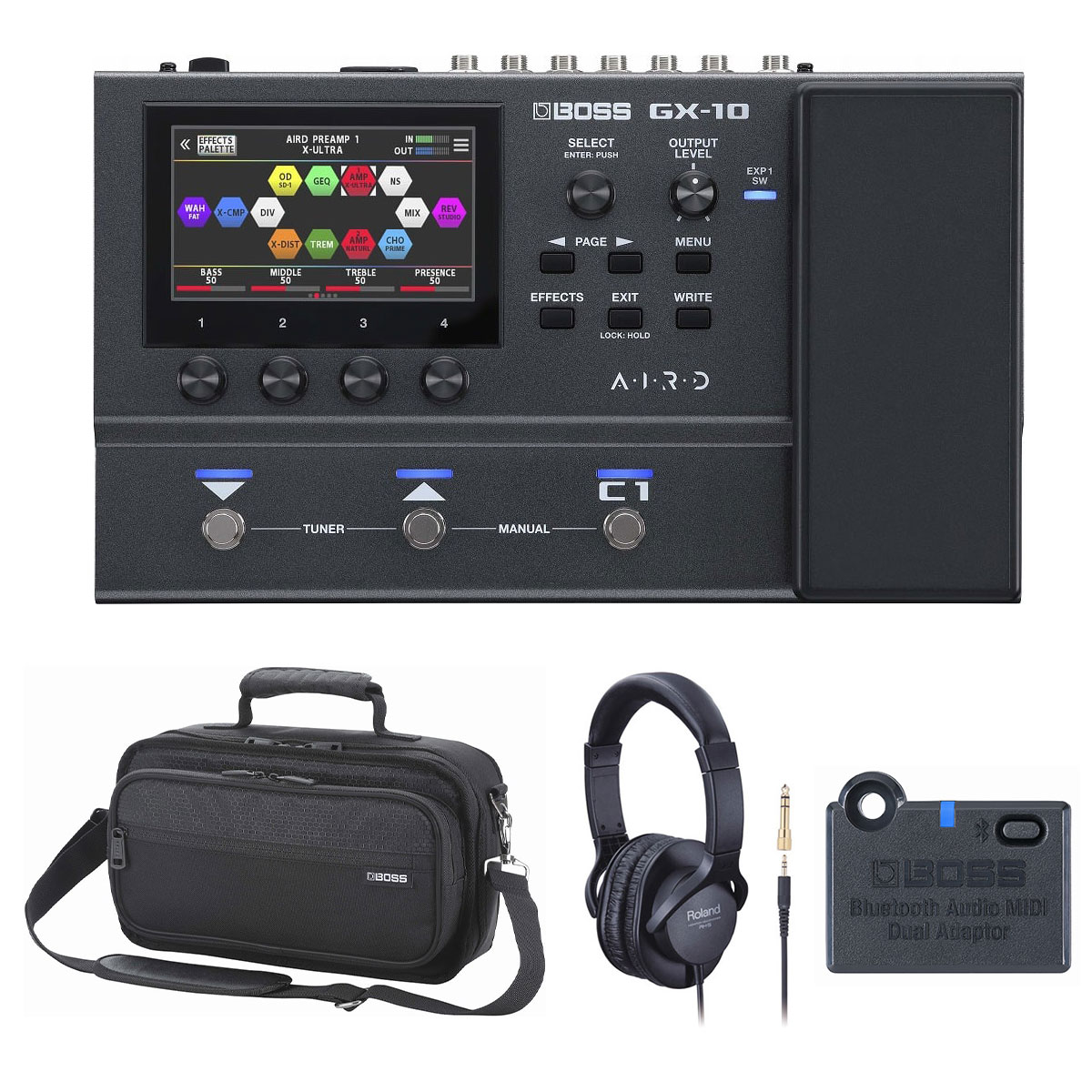 BOSS GX100 Bluetoothセット BOSS GX100 BT DUALセット BOSS GX-100 + Bluetooth Audio MIDI
